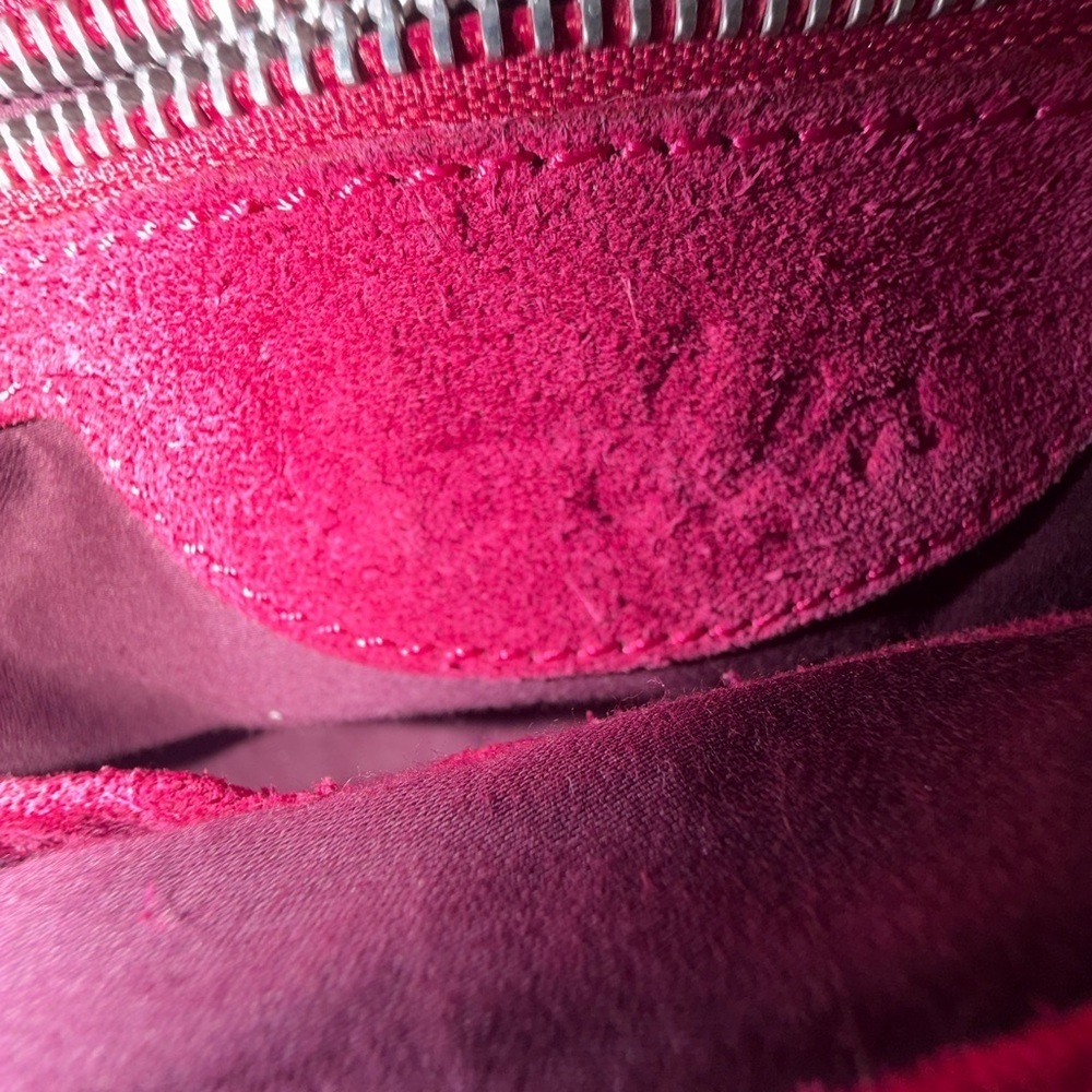 Boden Burgundy and Dark Brown Shoulder Bag - Picture 8 of 10